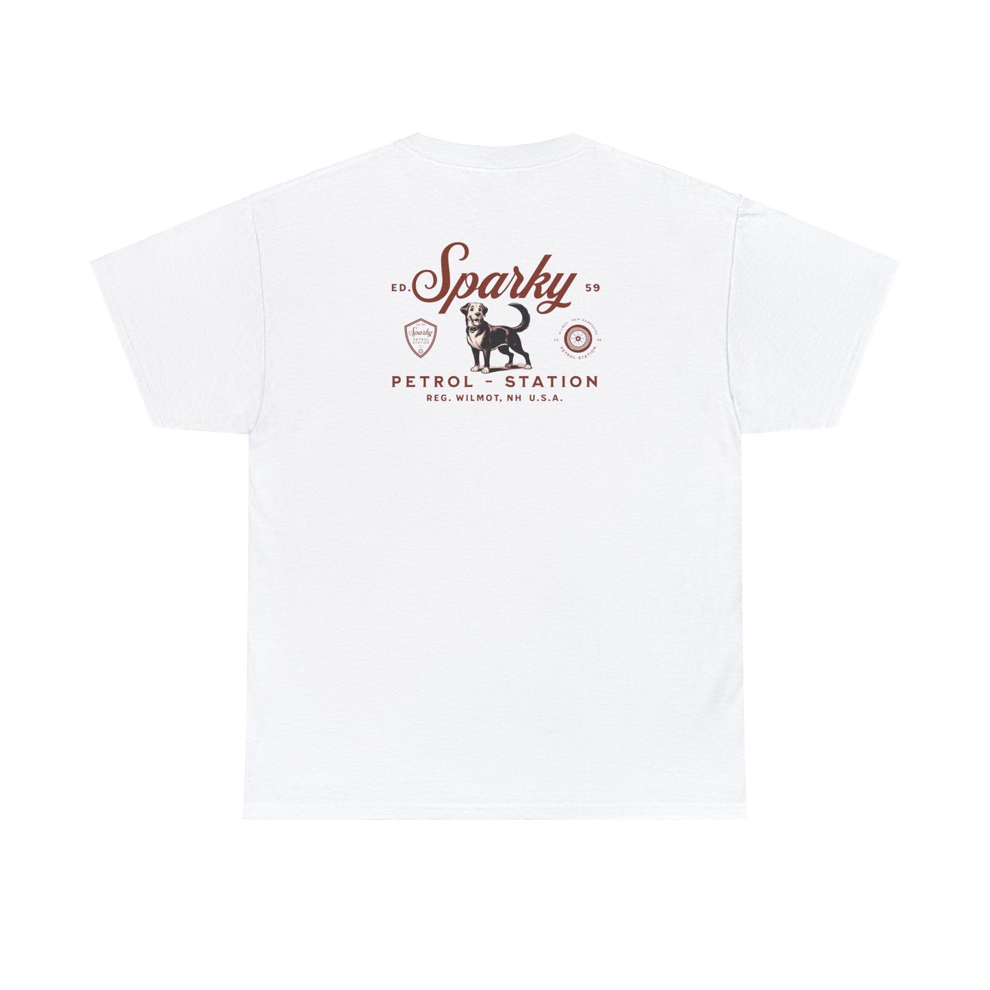 Sparky Petrol Station Tee