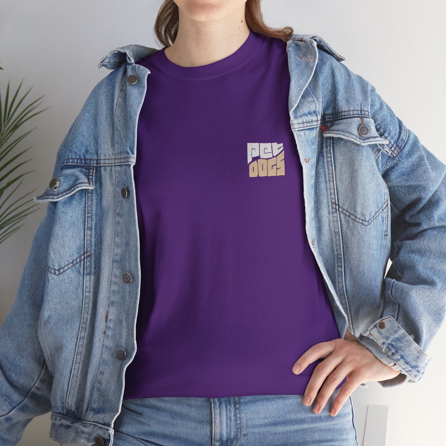 PET DOGS Bicolor Style Logo Tee