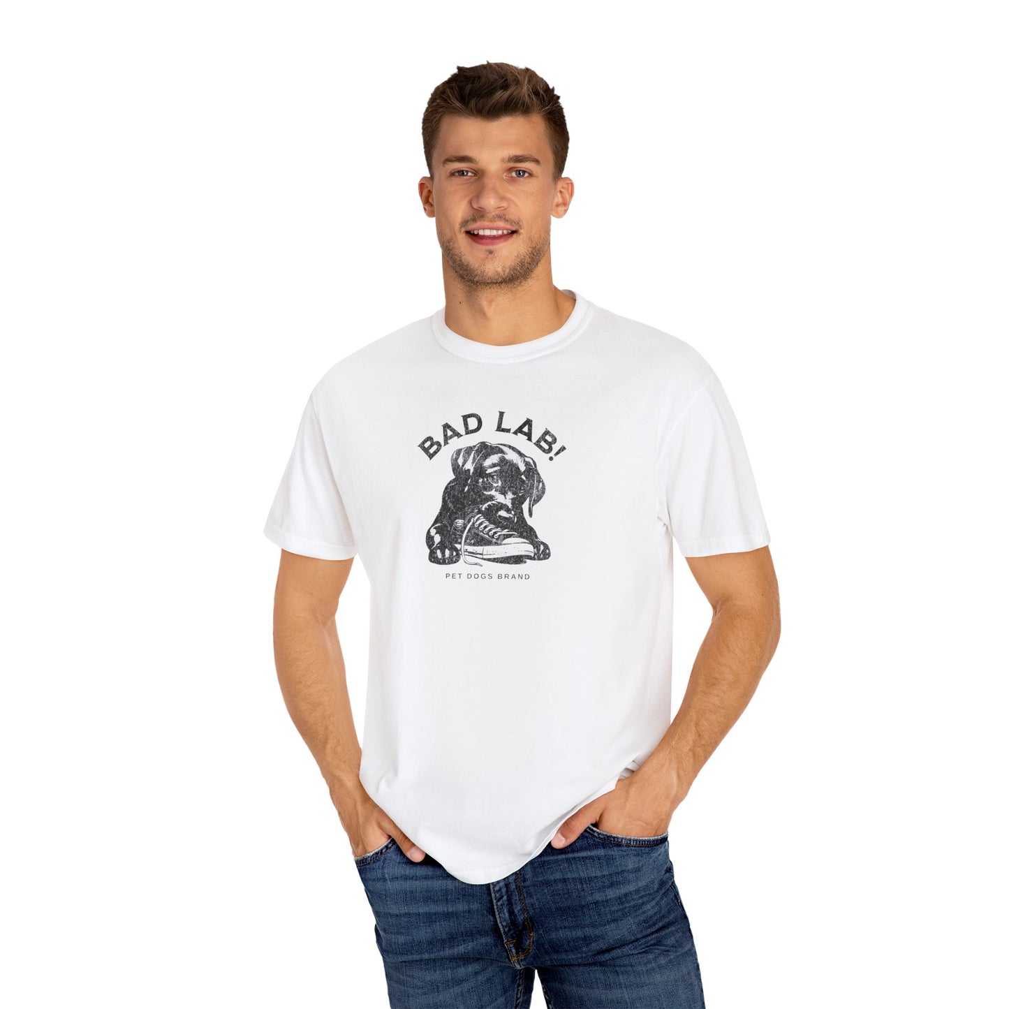 "Bad Lab!" Tee with shoe