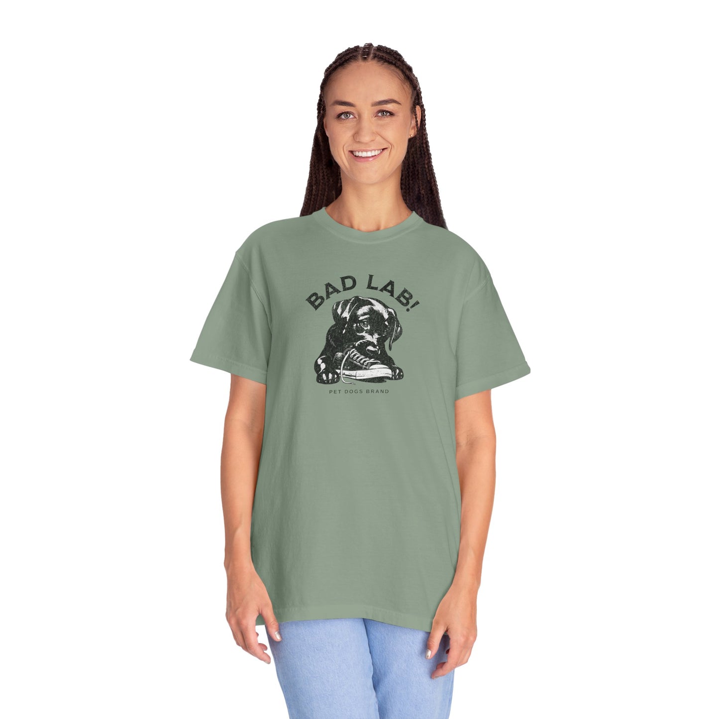 "Bad Lab!" Tee with shoe