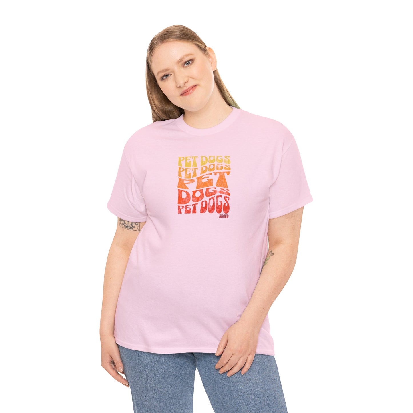 PET DOGS Groovy 70's Style Unisex Heavy Cotton Tee
