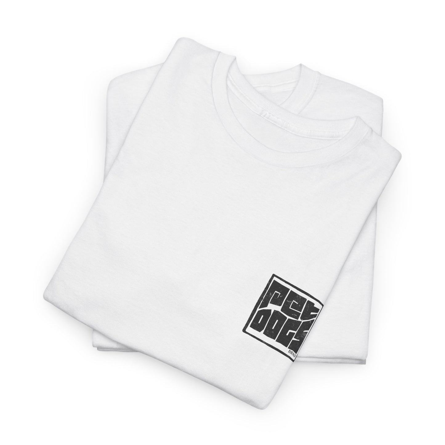 PET DOGS Ink Stamp Style Logo Tee