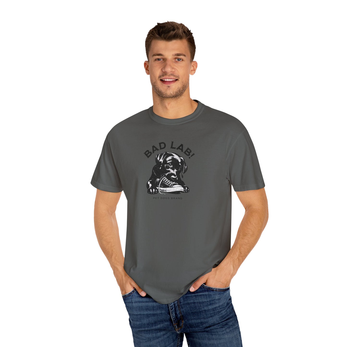 "Bad Lab!" Tee with shoe
