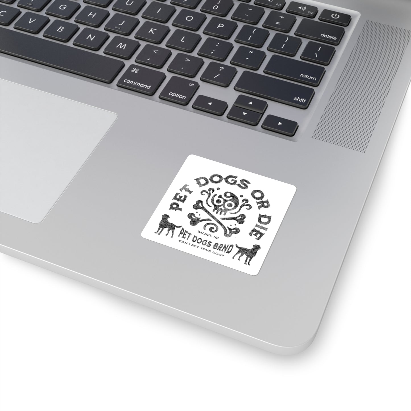 PET DOGS OR DIE Square Stickers