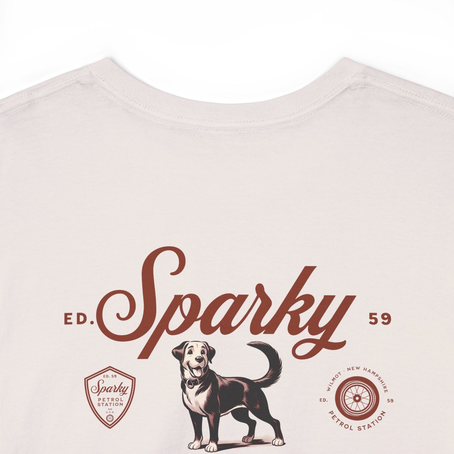 Sparky Petrol Station Tee