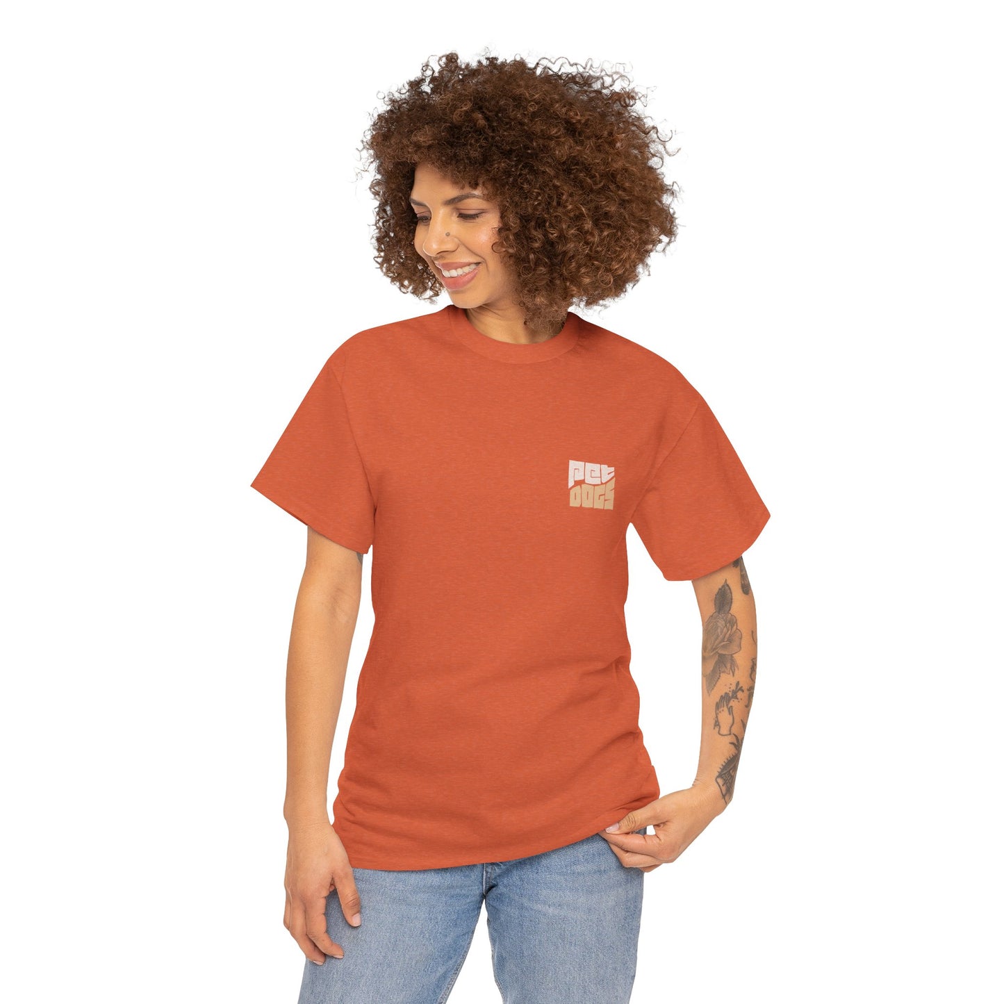 PET DOGS Bicolor Style Logo Tee