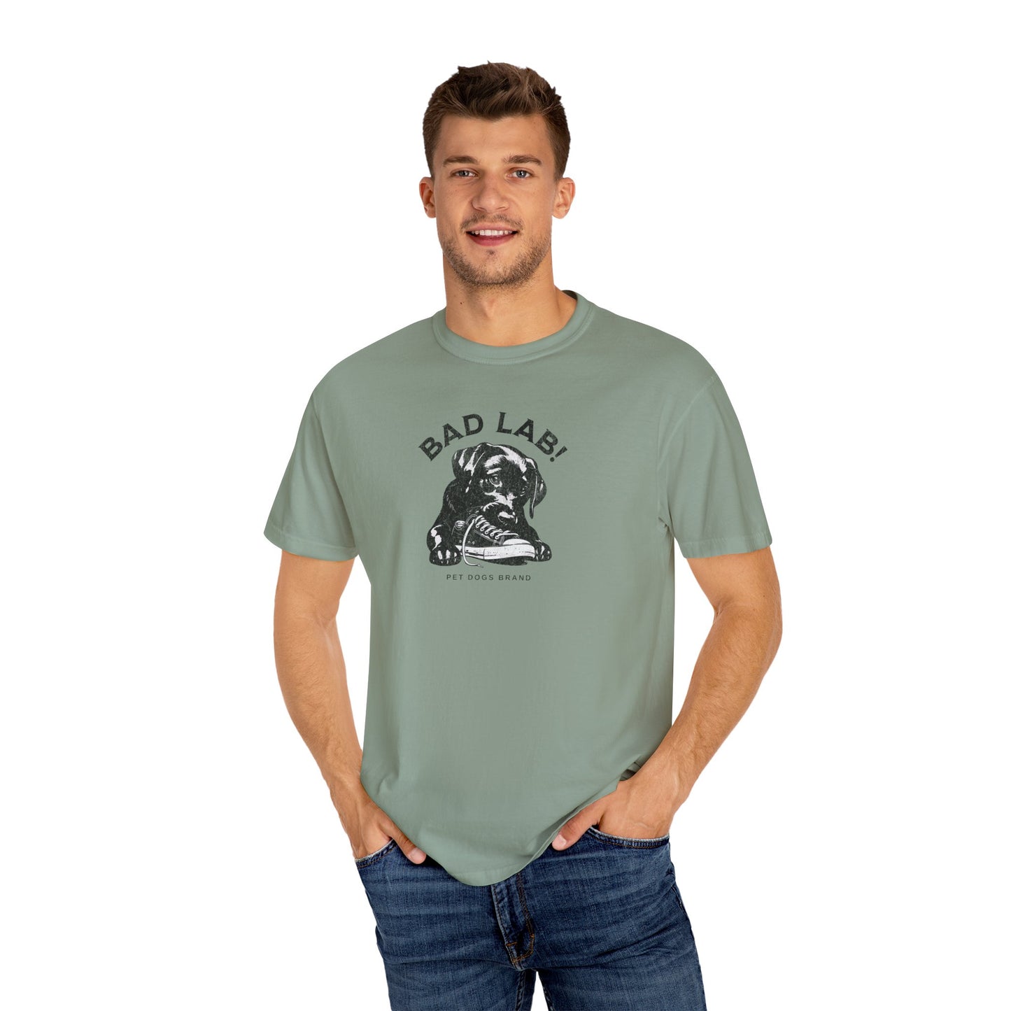 "Bad Lab!" Tee with shoe
