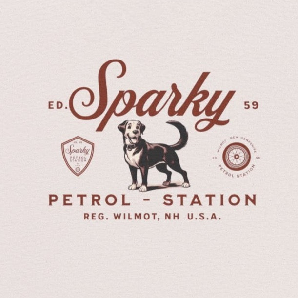 Sparky Petrol Station Tee