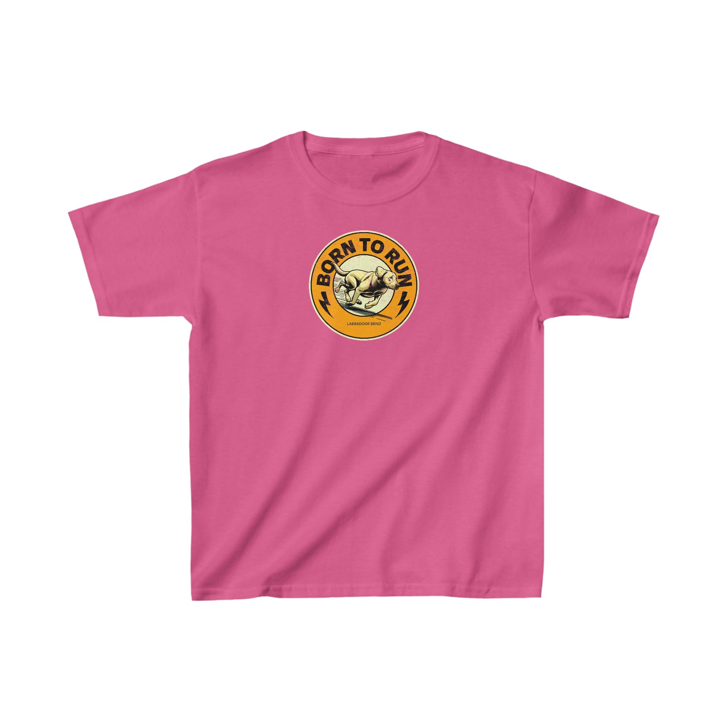 BORN TO RUN Kids Heavy Cotton Tee