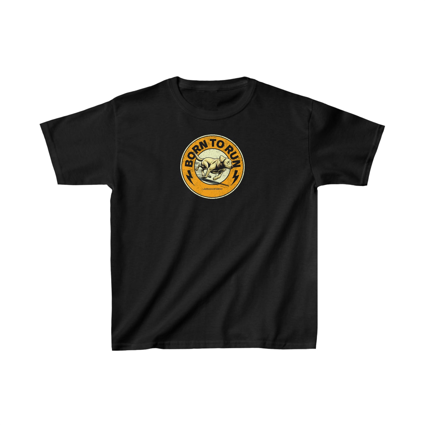 BORN TO RUN Kids Heavy Cotton Tee