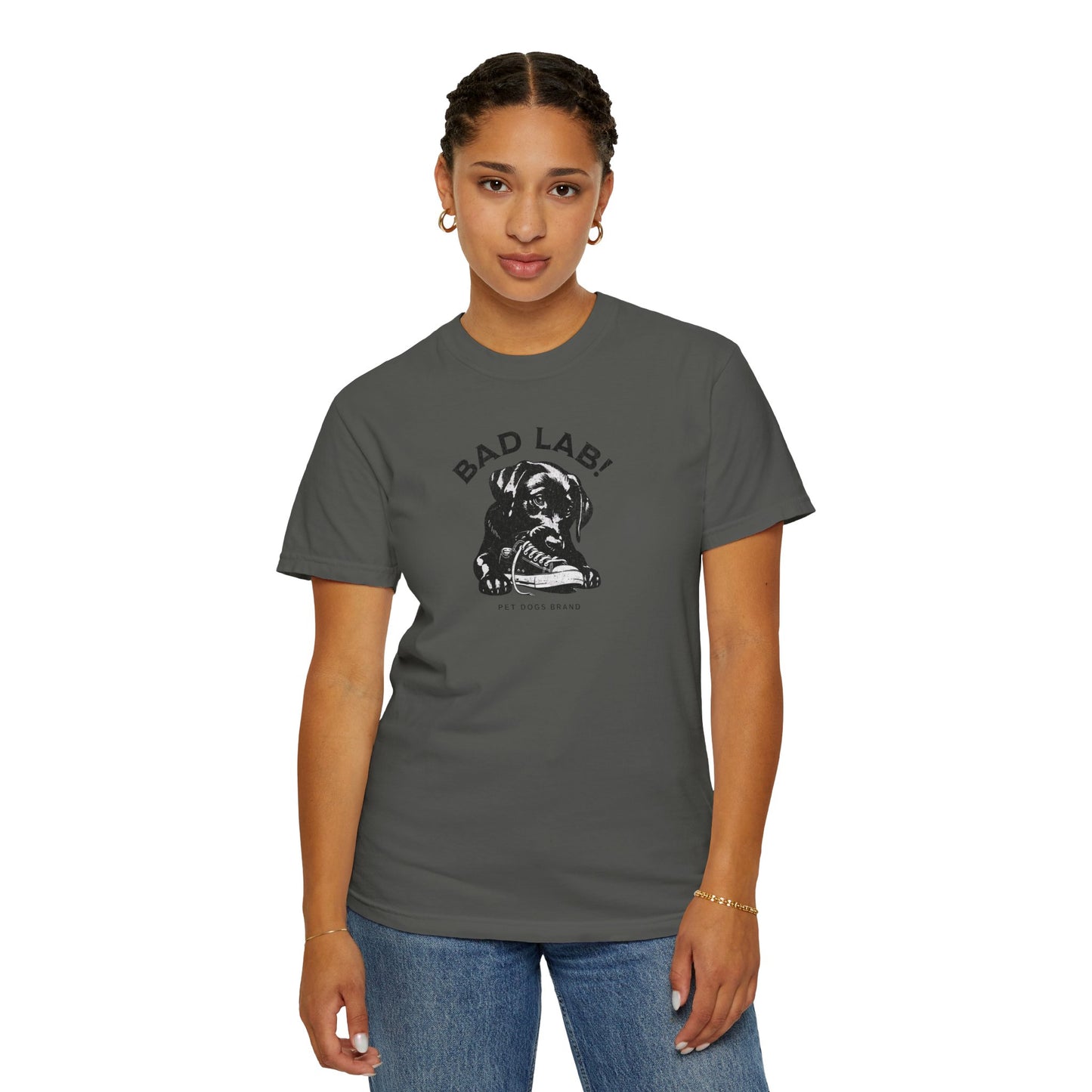 "Bad Lab!" Tee with shoe