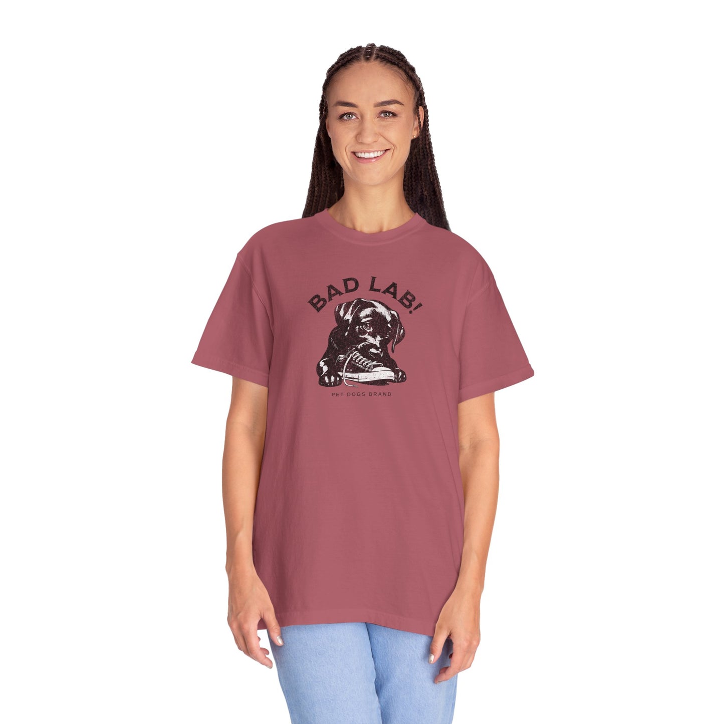 "Bad Lab!" Tee with shoe