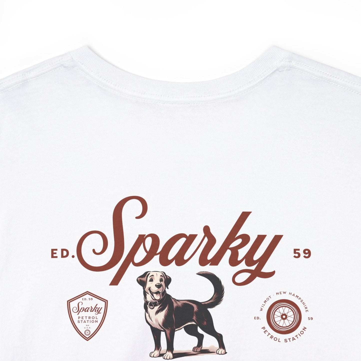 Sparky Petrol Station Tee