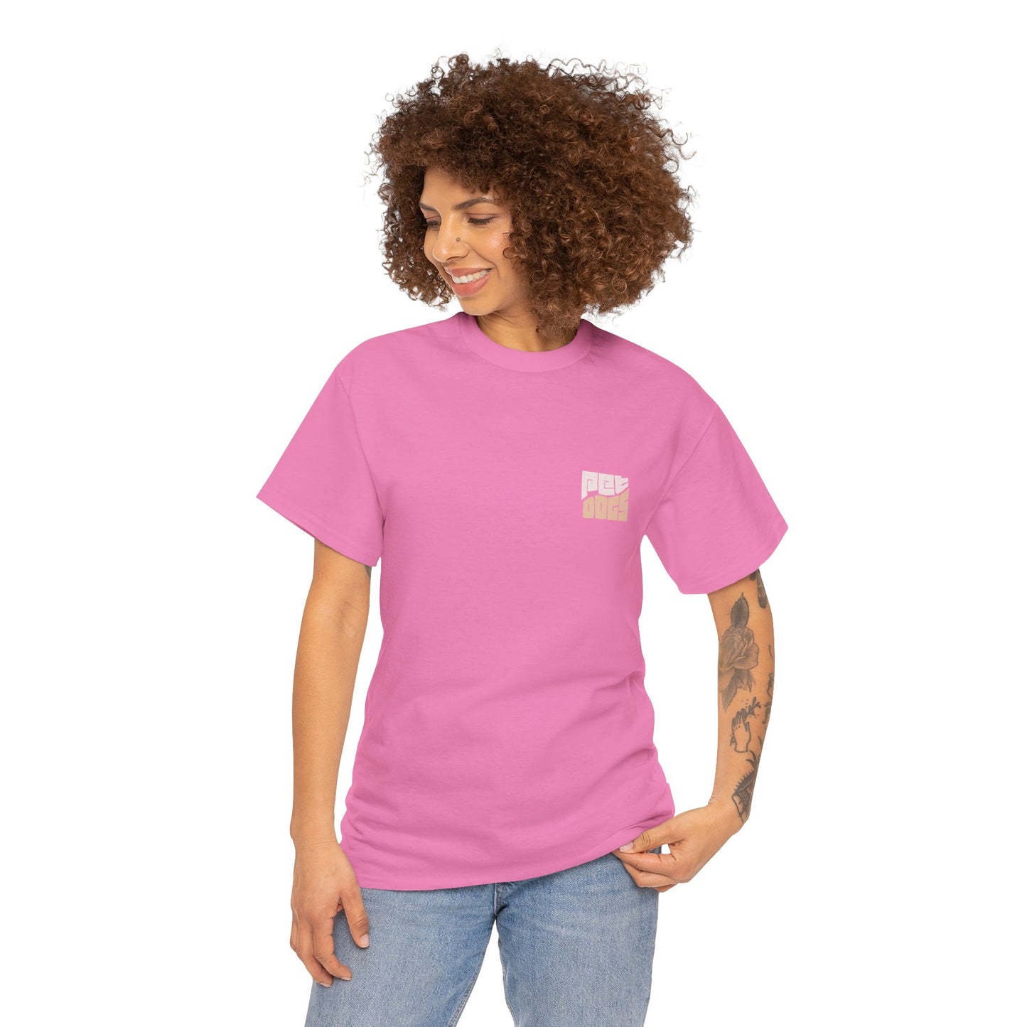 PET DOGS Bicolor Style Logo Tee