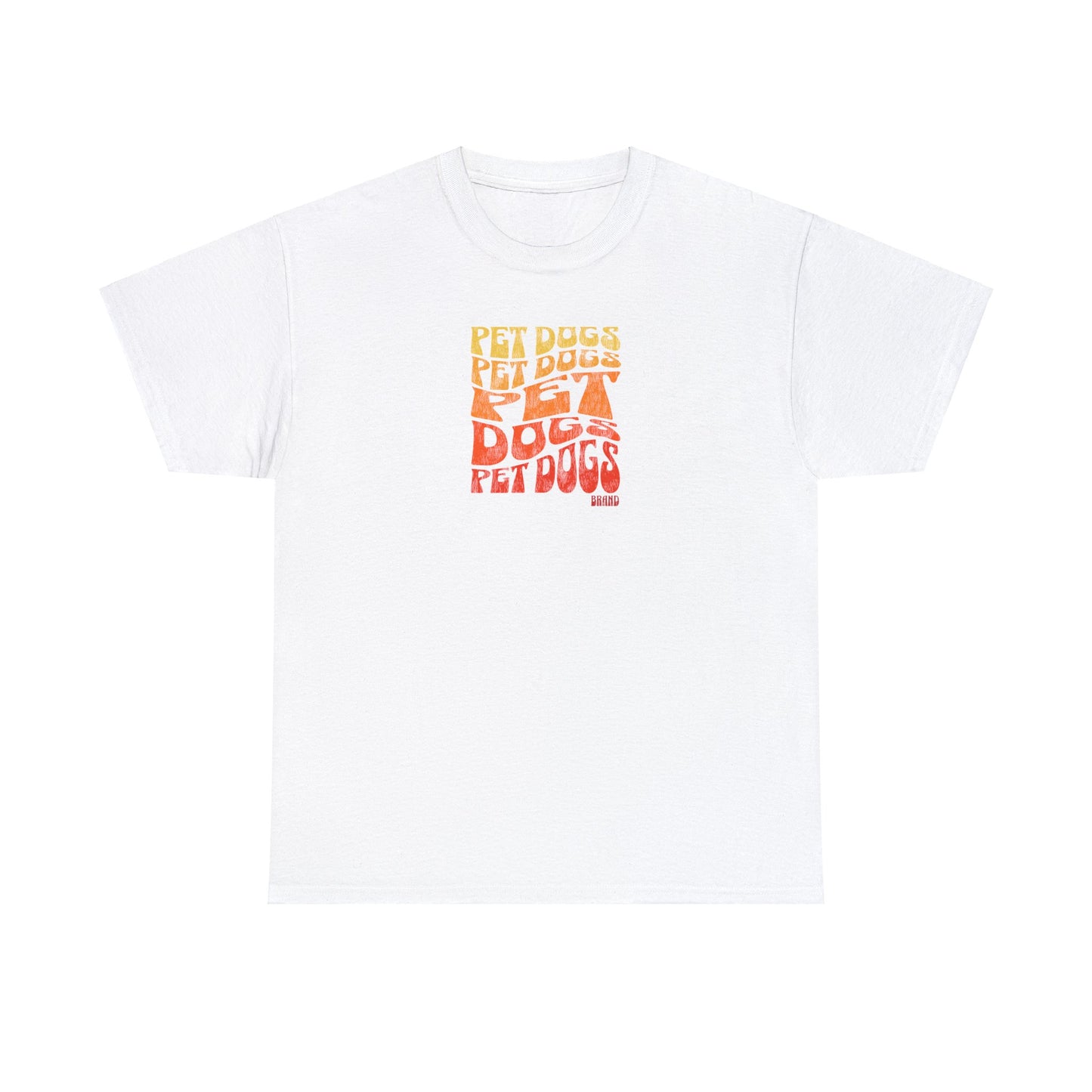 PET DOGS Groovy 70's Style Unisex Heavy Cotton Tee