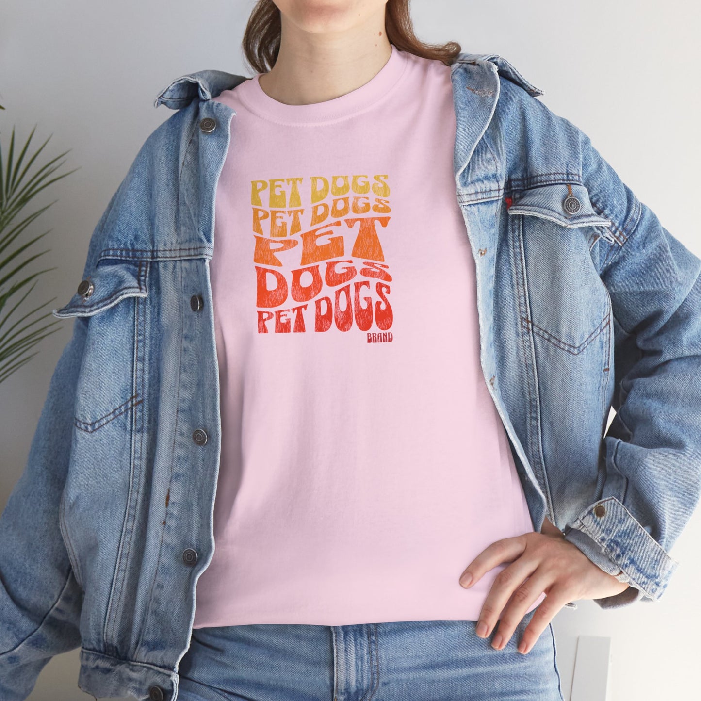 PET DOGS Groovy 70's Style Unisex Heavy Cotton Tee