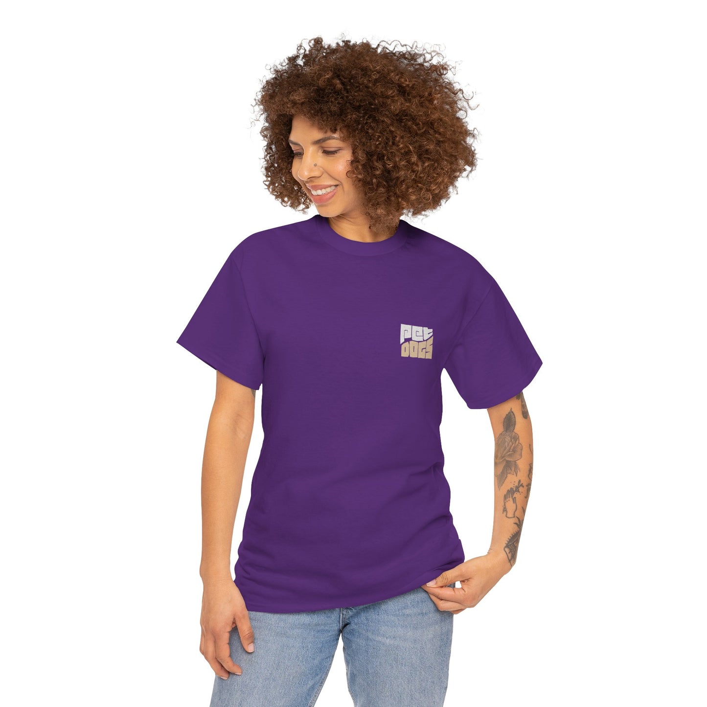 PET DOGS Bicolor Style Logo Tee