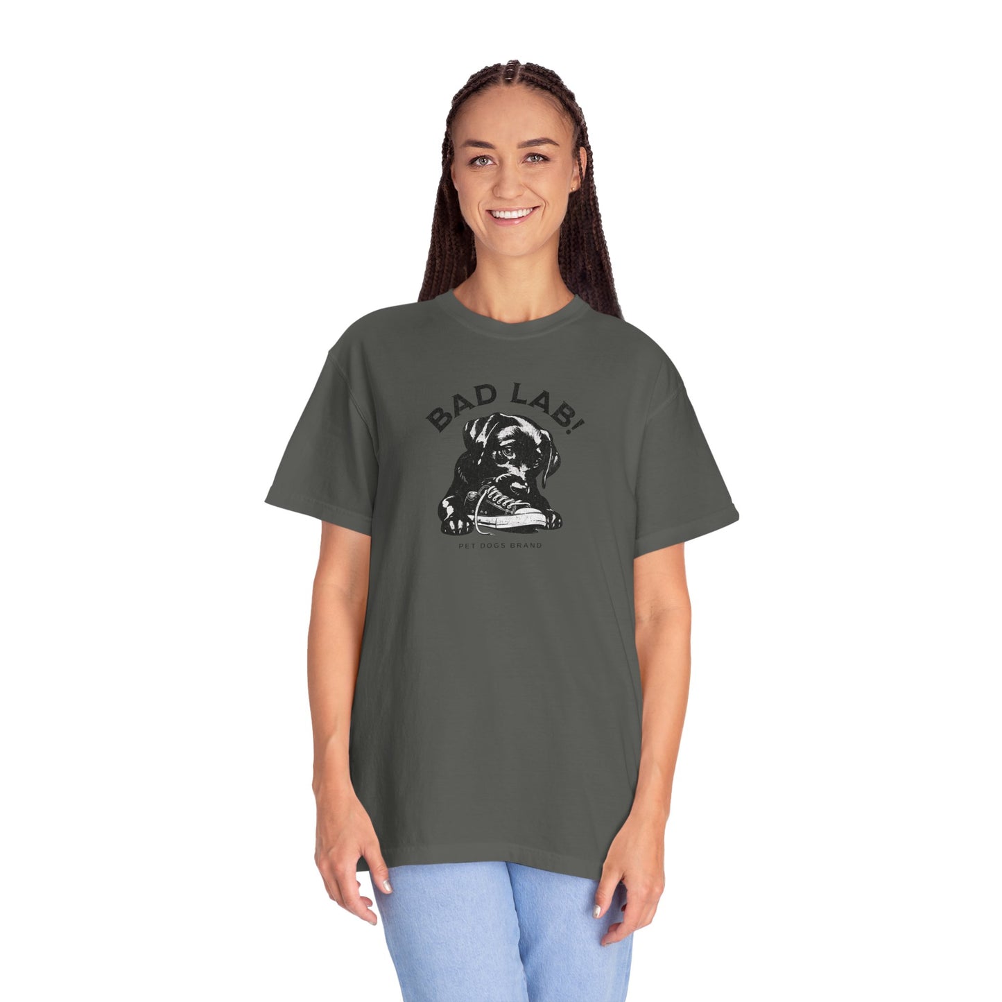 "Bad Lab!" Tee with shoe