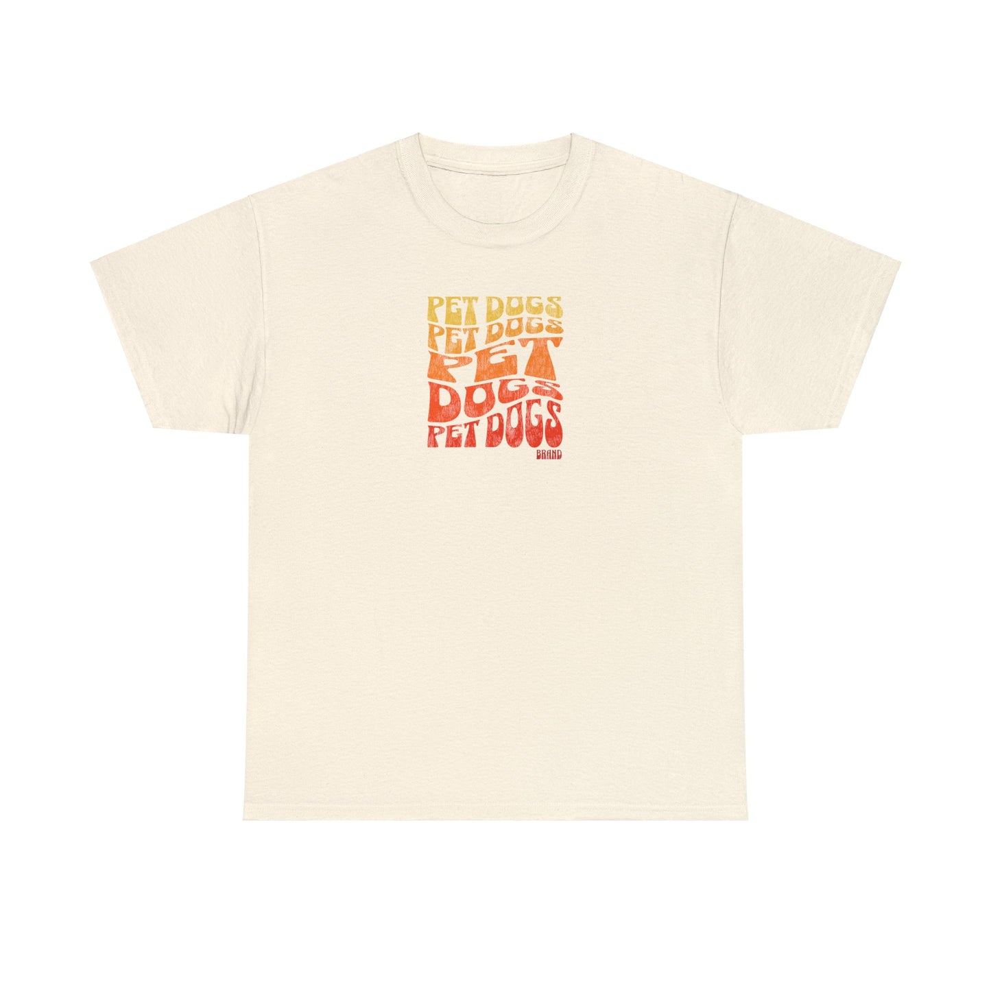 PET DOGS Groovy 70's Style Unisex Heavy Cotton Tee