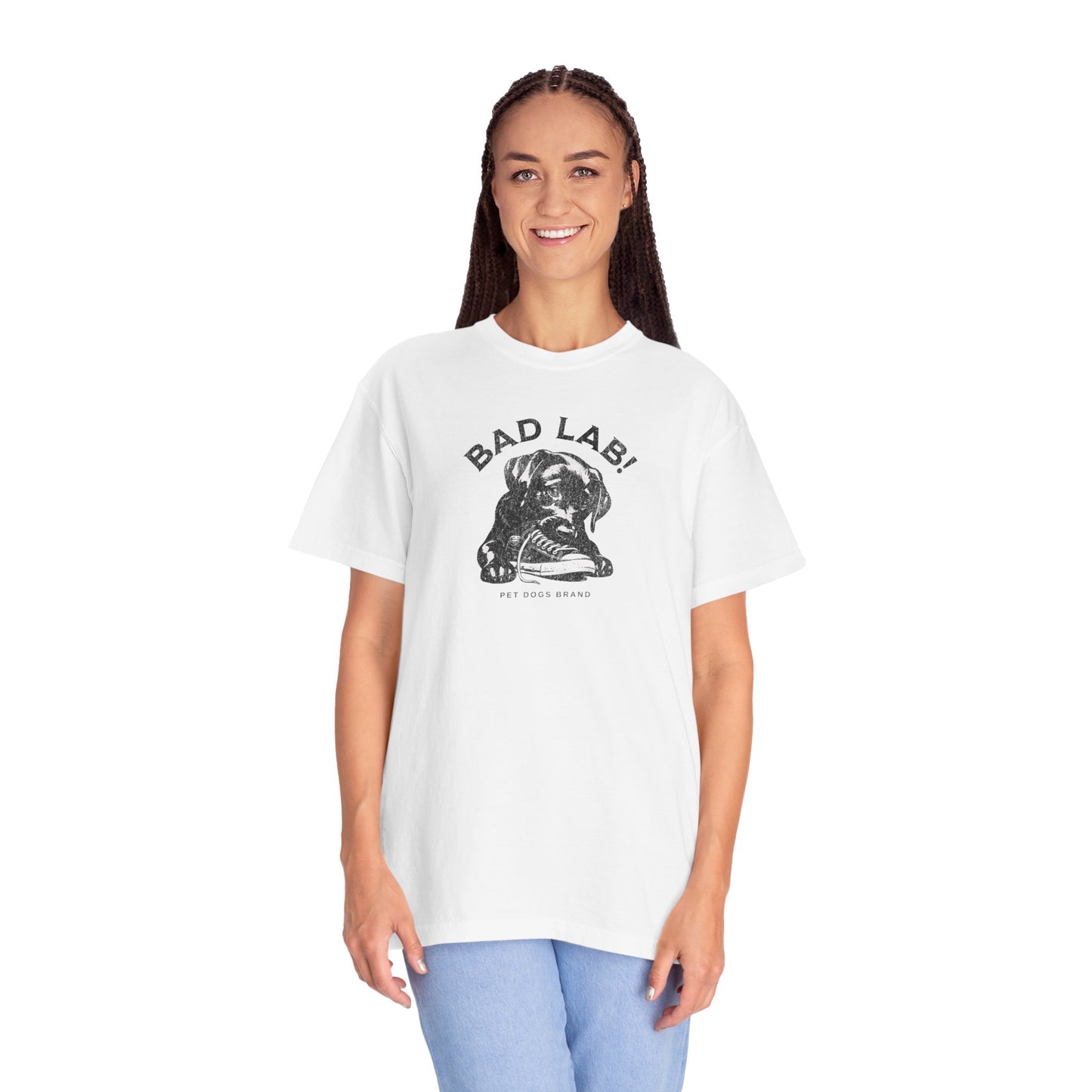 "Bad Lab!" Tee with shoe