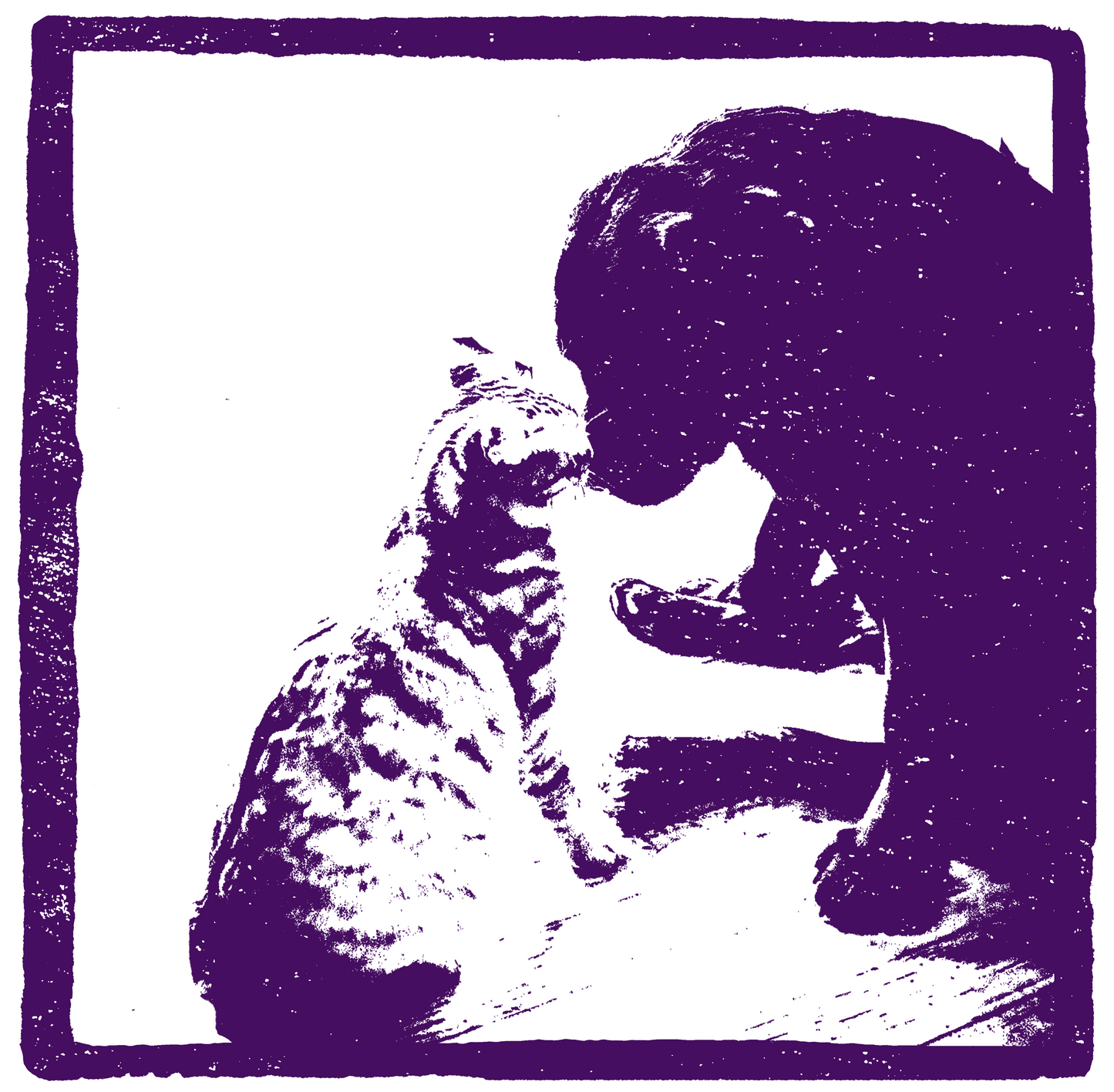 Women's Cat Loves Dog Tee