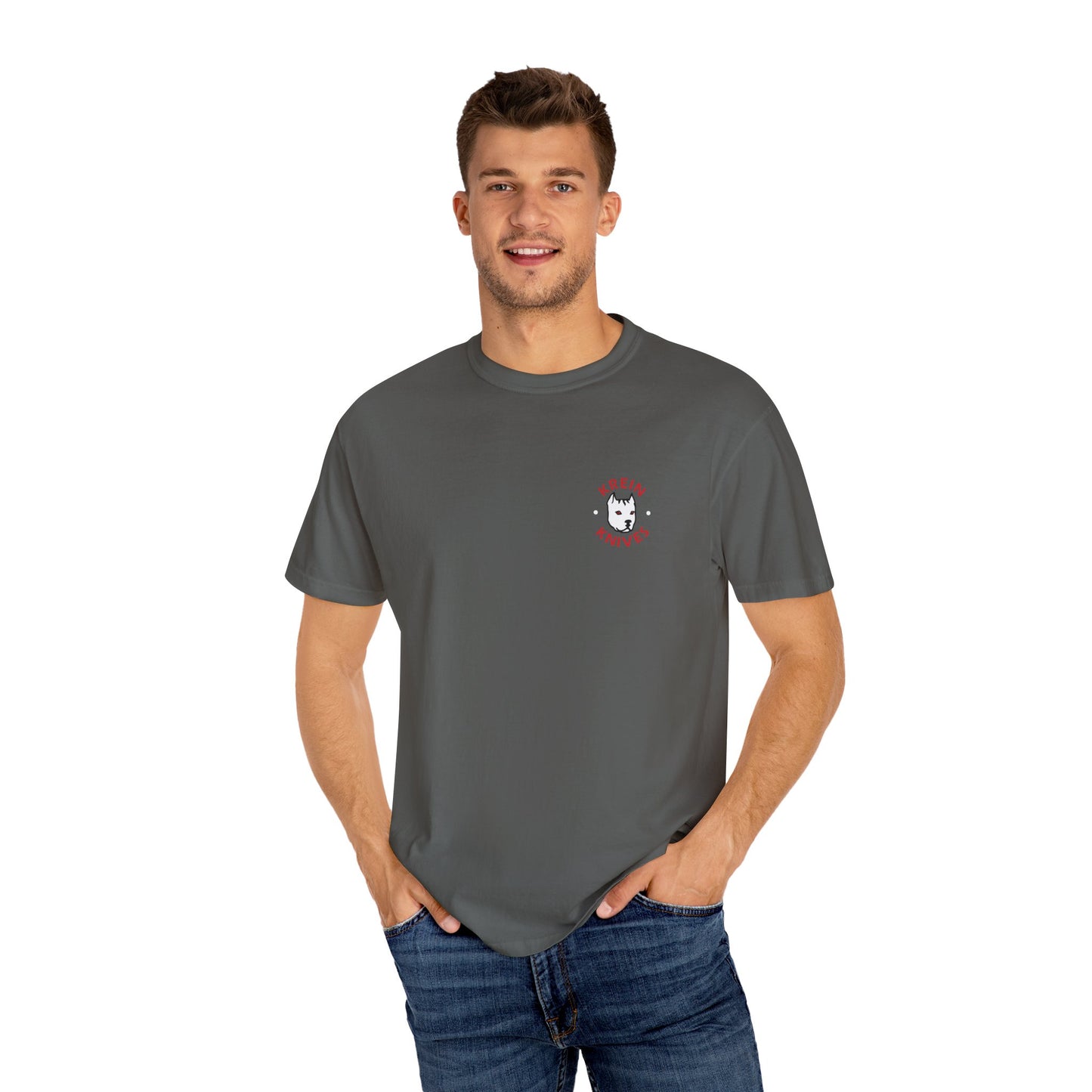 Krein Knives "TK-1" Opossum Tee - 100% Cotton, Comfort Colors Version.