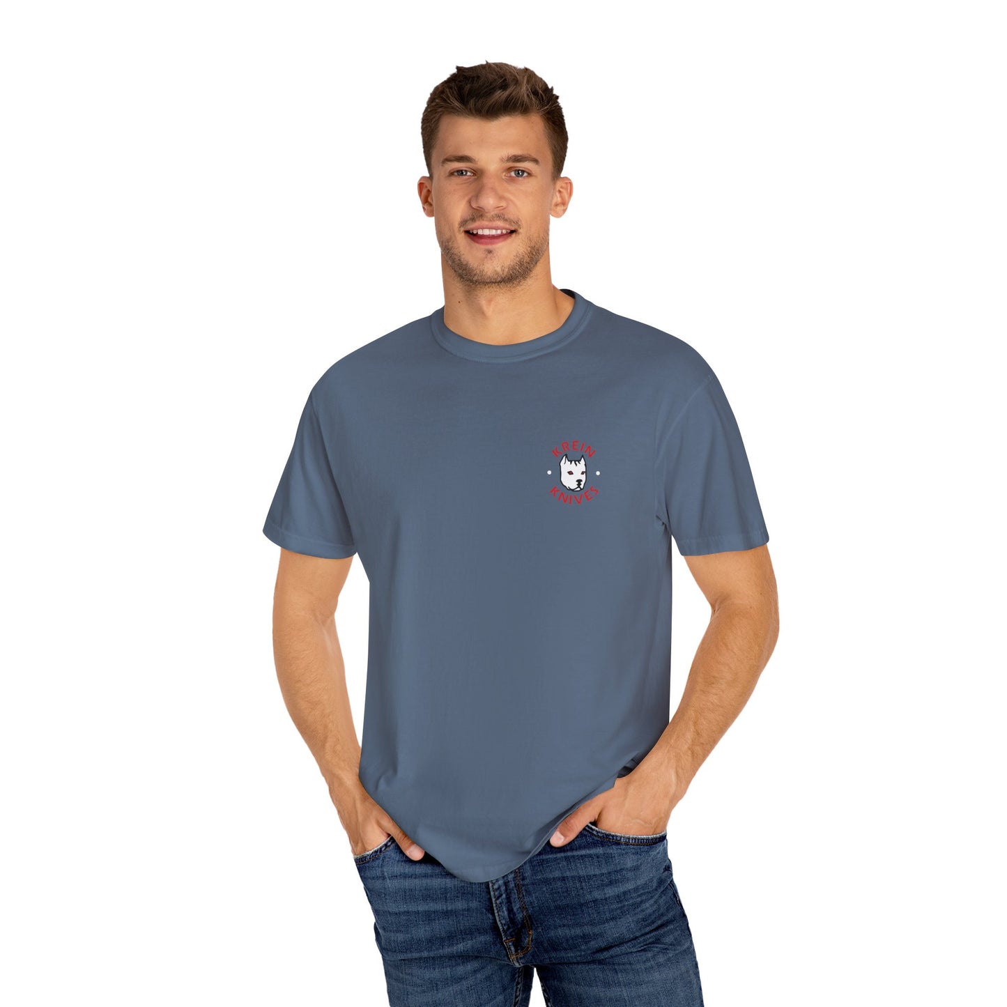 Krein Knives "TK-1" Opossum Tee - 100% Cotton, Comfort Colors Version.